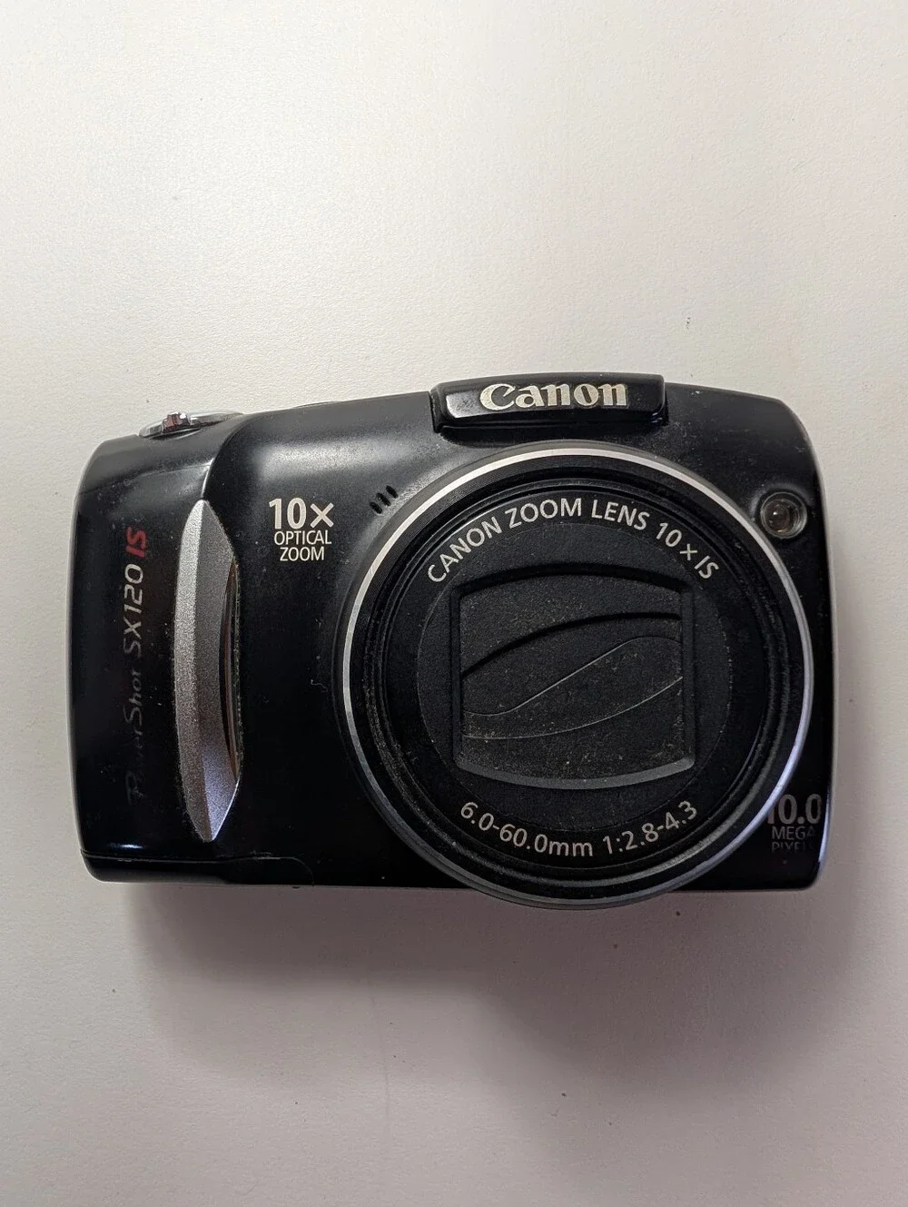 Lot Of 2 Canon PowerShot SX120 IS 10MP Digital Cameras 1 Works, 1 Parts Repair
